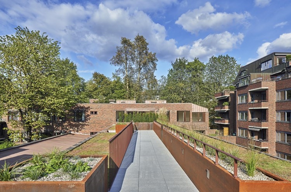 Green areas and roof terraces increase value