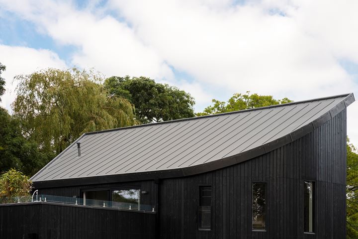 The roof that provides the aesthetic finishing touch to eco-friendly design homes