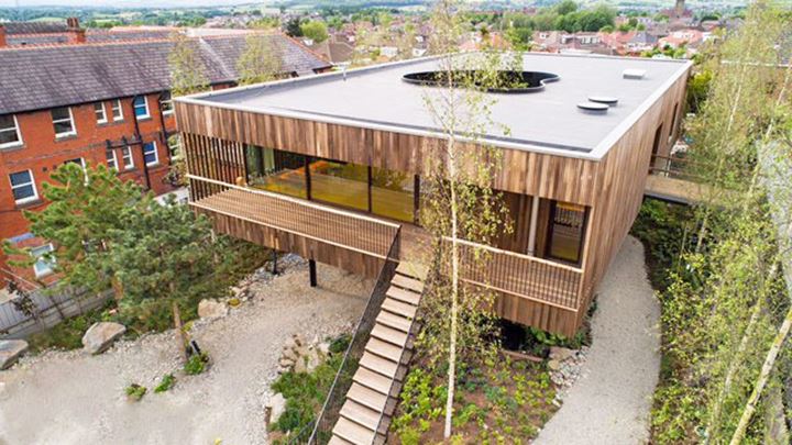 Ever seen a roof with a tree coming through it?